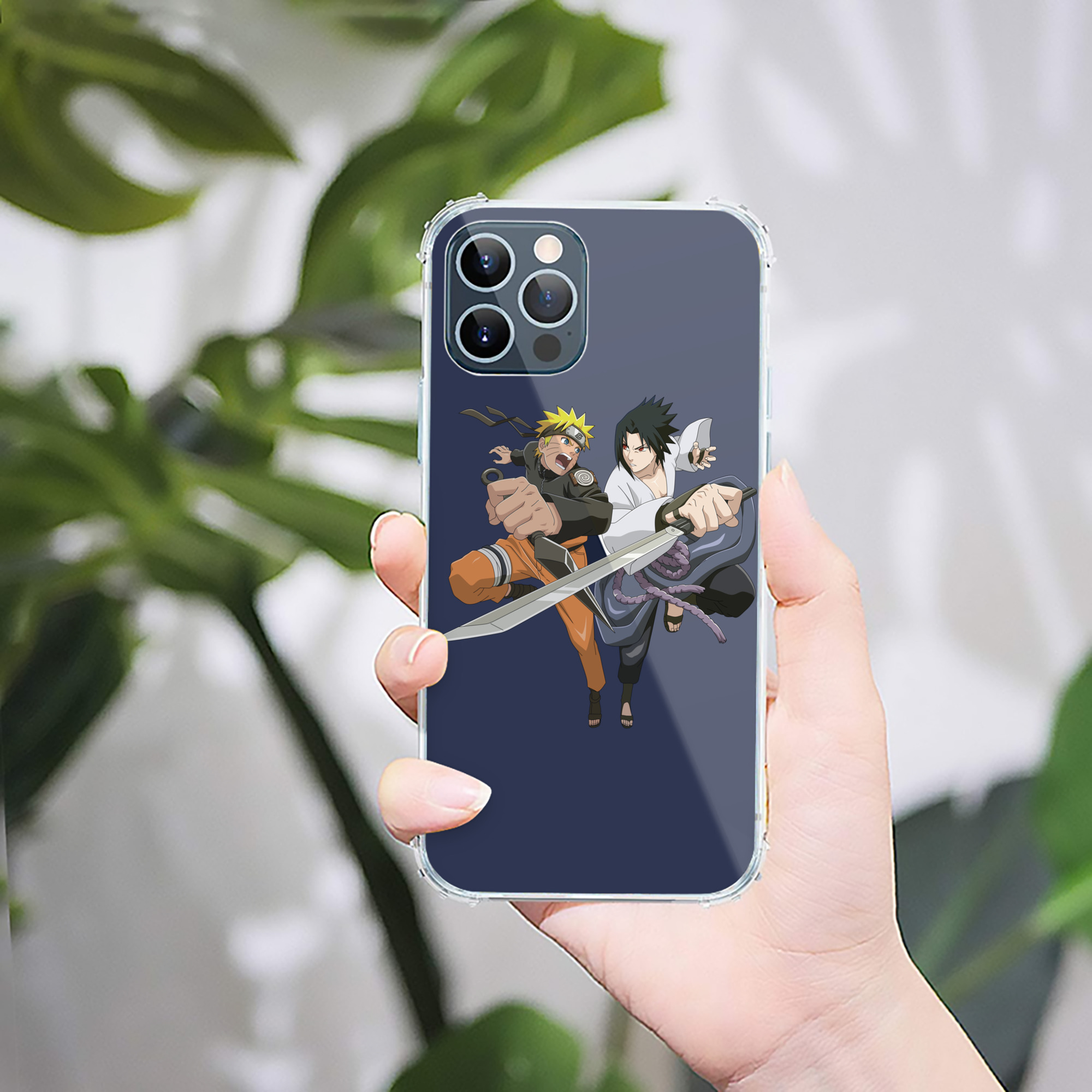 （画像用） NARUTO -ナルト- うずまき ナルト Uzumaki Naruto 【iPhone 12シリーズ対応】透明スマホケース（クリアソフトケース）